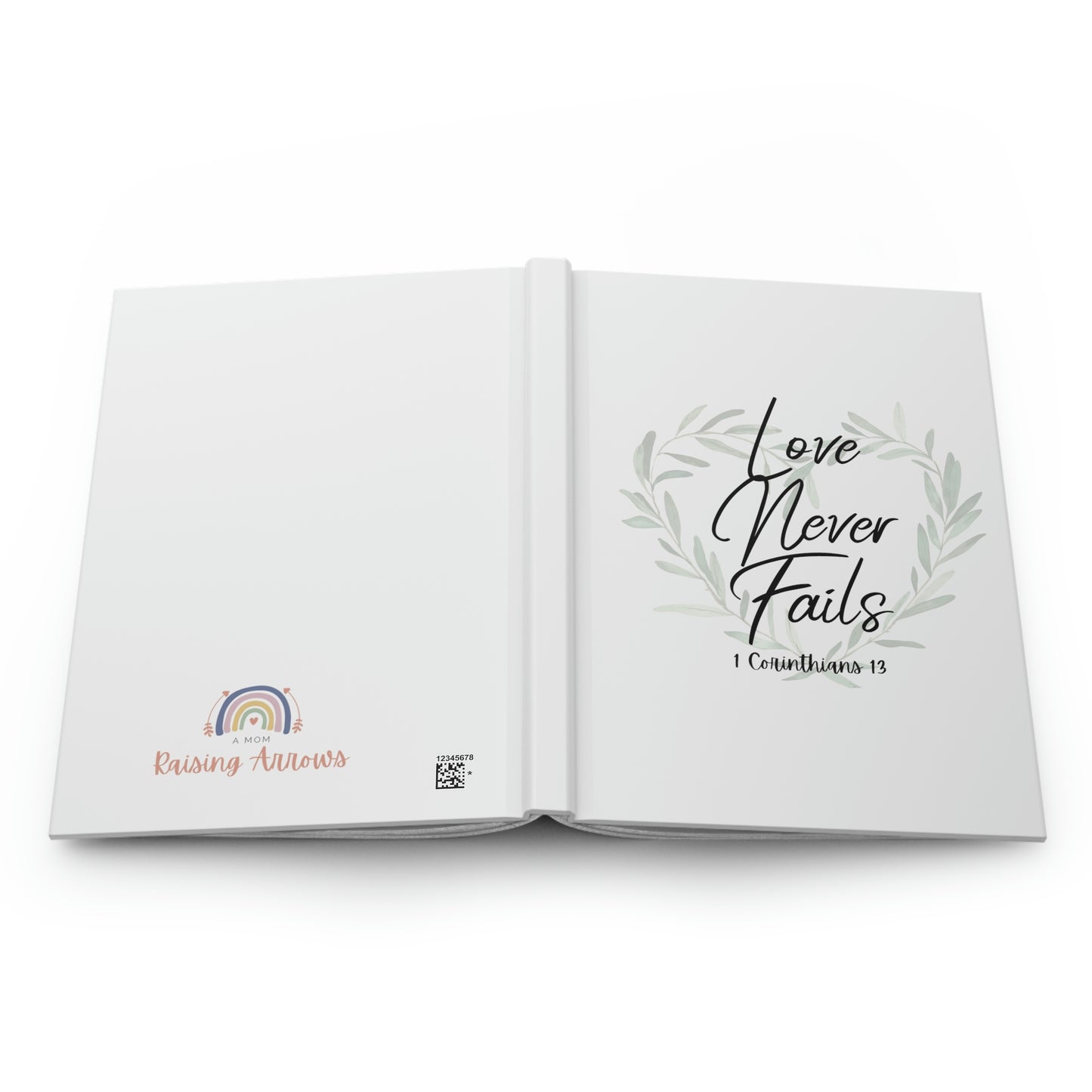 love never fails notebook