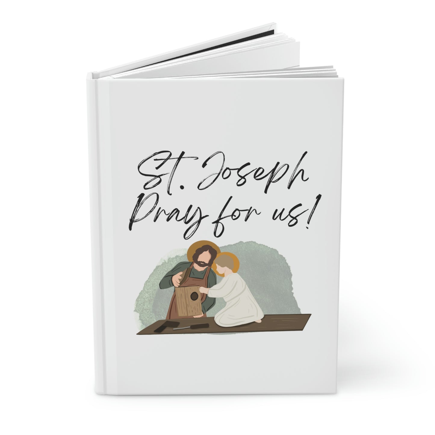 Saint Joseph pray for us, Hardcover Journal Matte