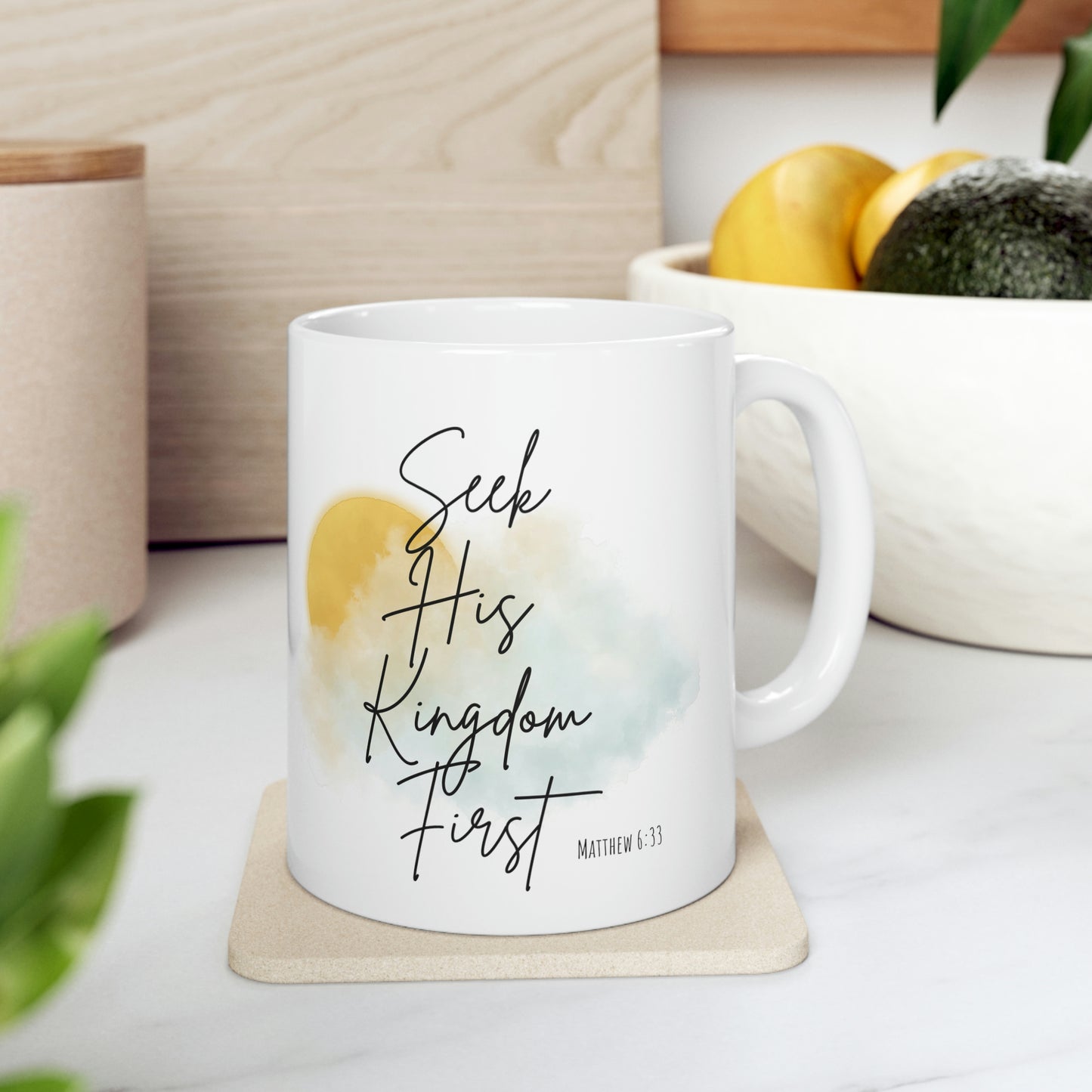 Seek His kingdom first Mug