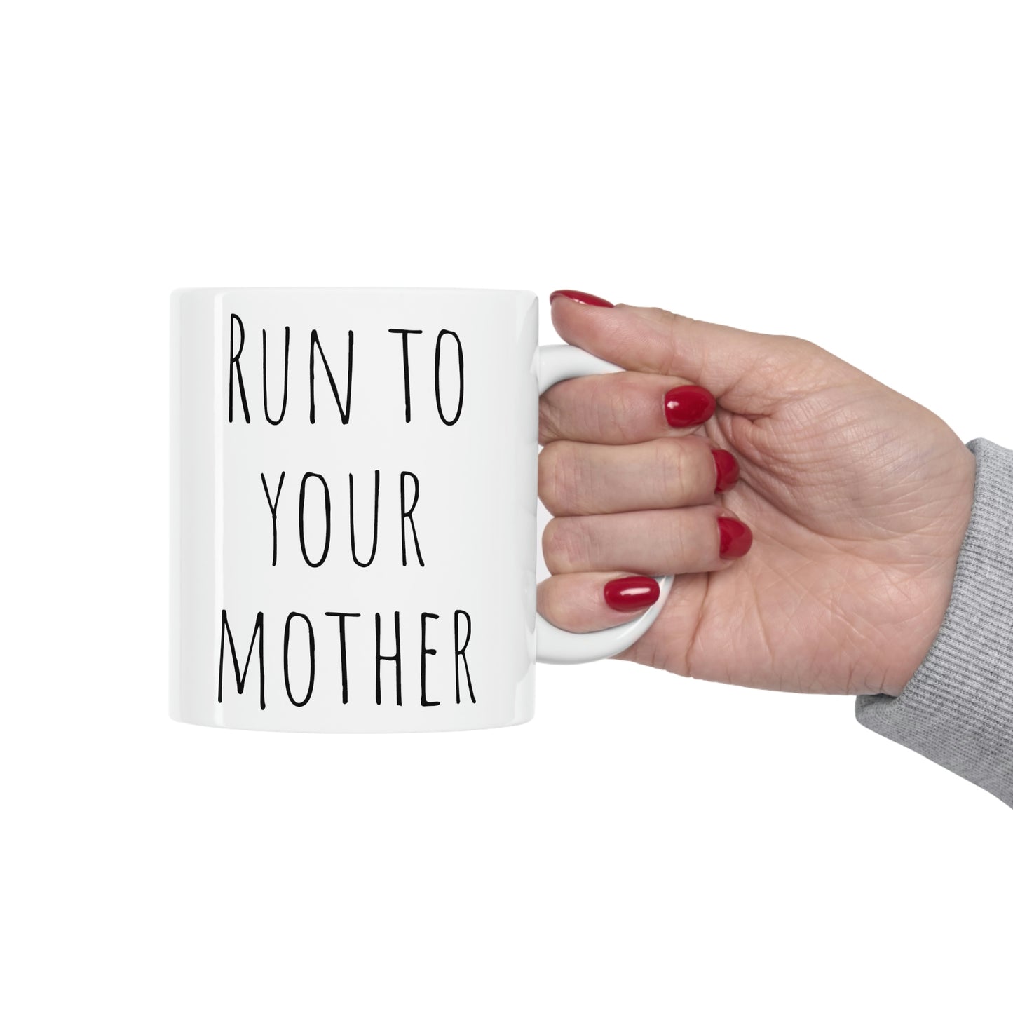 Run to your Mother Miraculous Medal, Mug