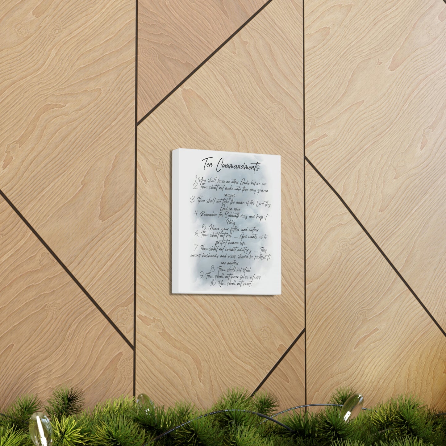 Ten Commandments wall art