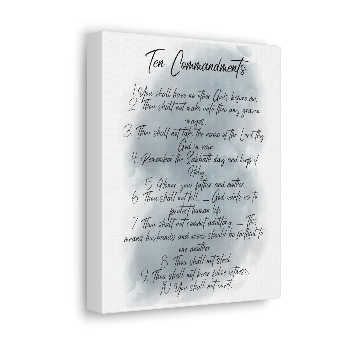 Ten Commandments wall art