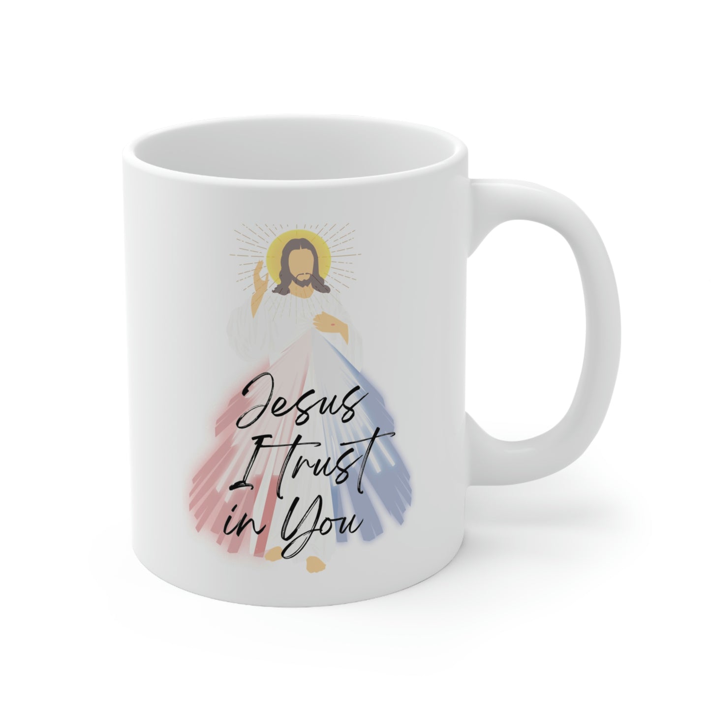 Jesus I trust in you Mug