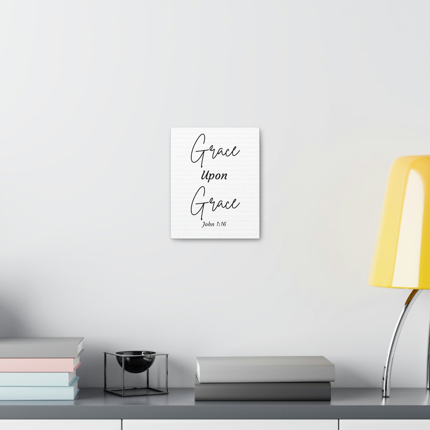 Grace upon grace wall art