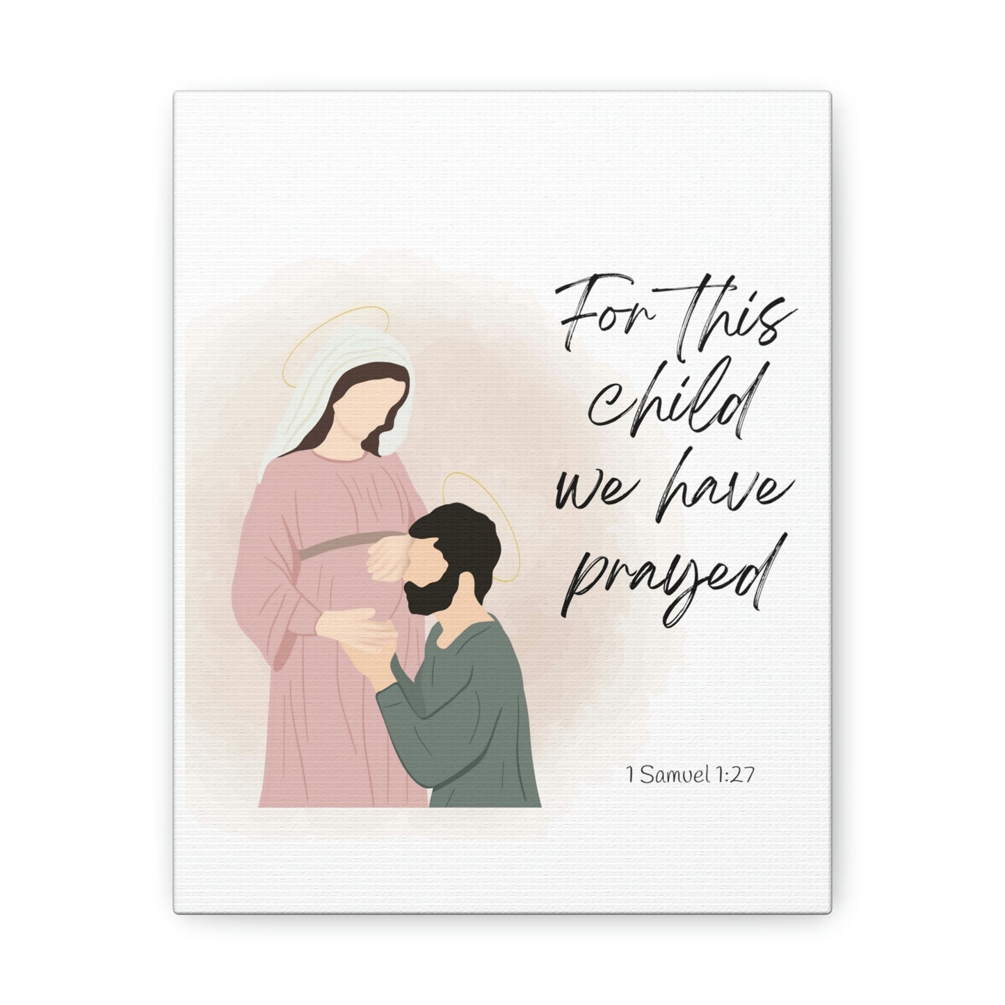 For this child we have prayed wall art