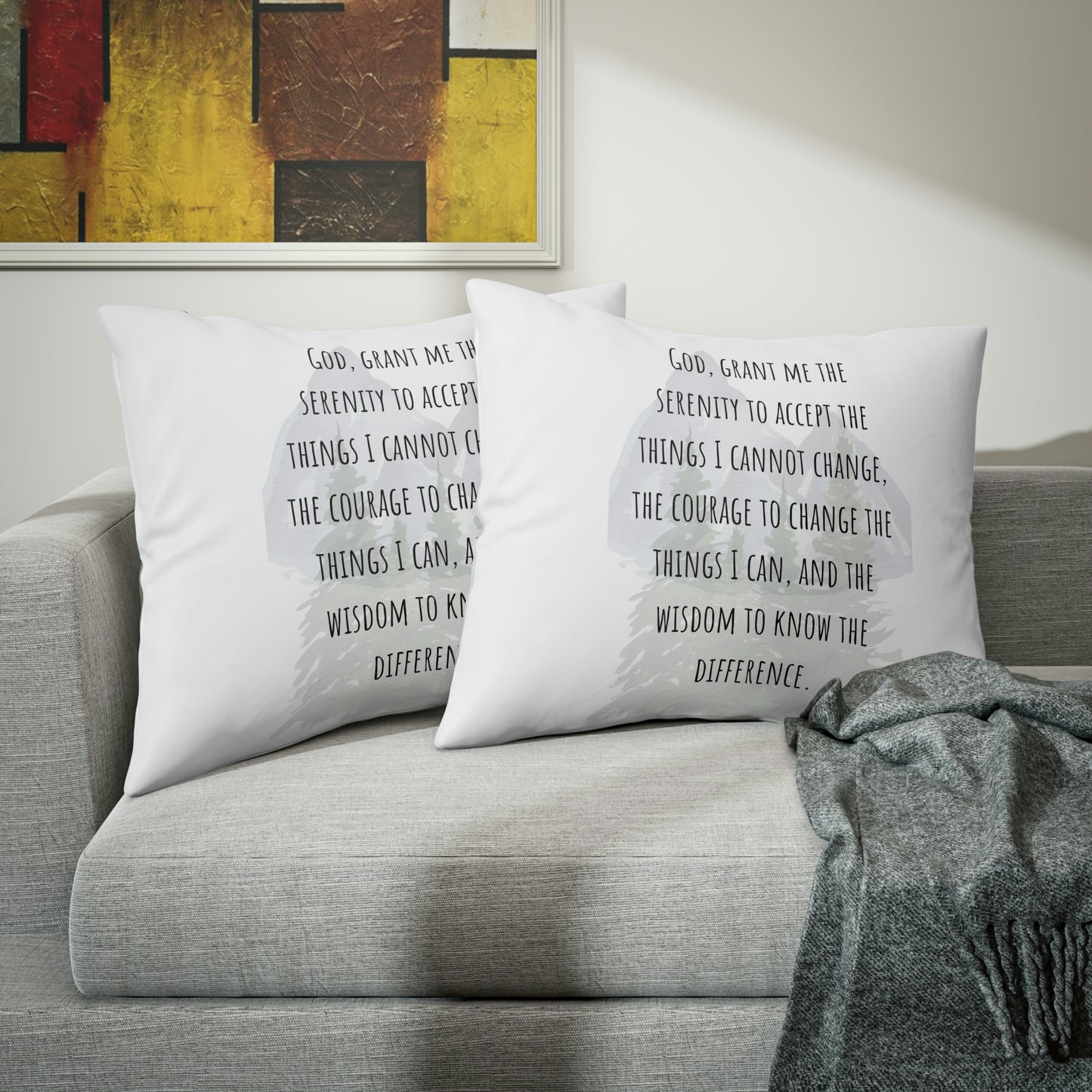 Serenity Prayer Pillow Sham