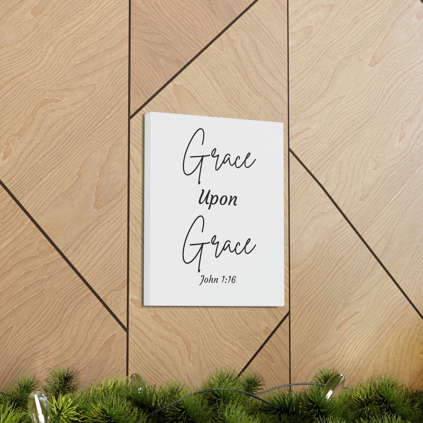 Grace upon grace wall art