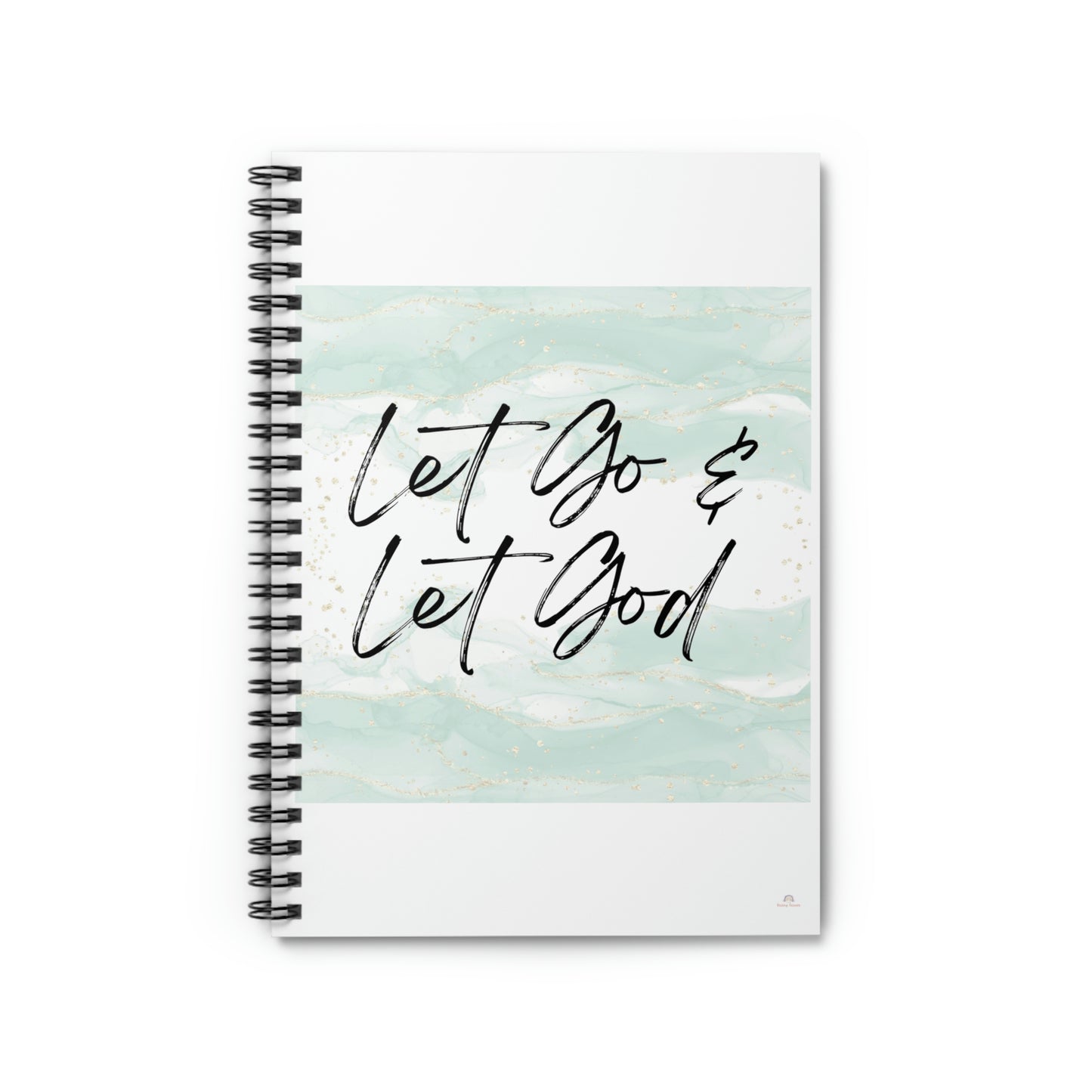 Let go & let God, spiral notebook