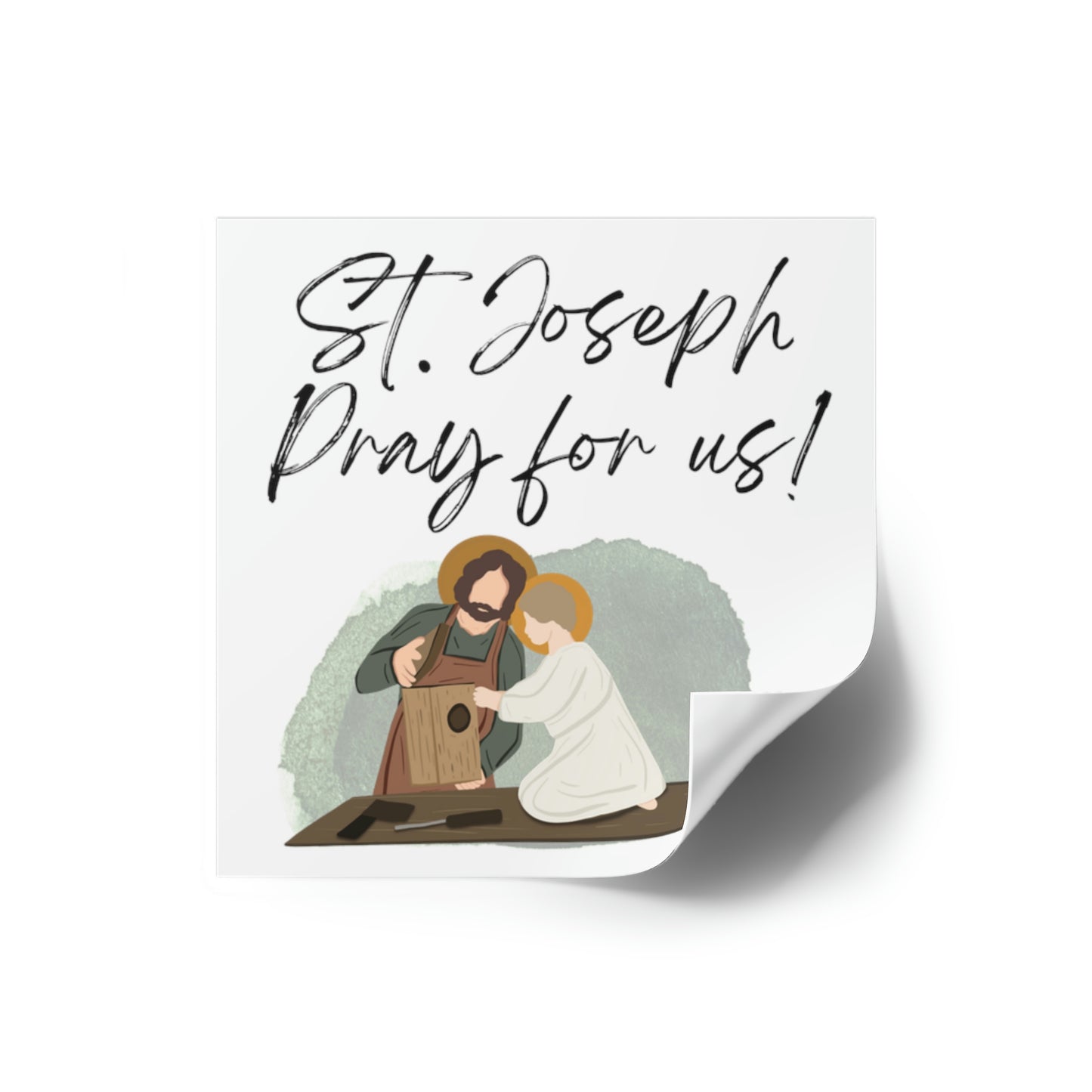 St. Joseph pray for us, sticker