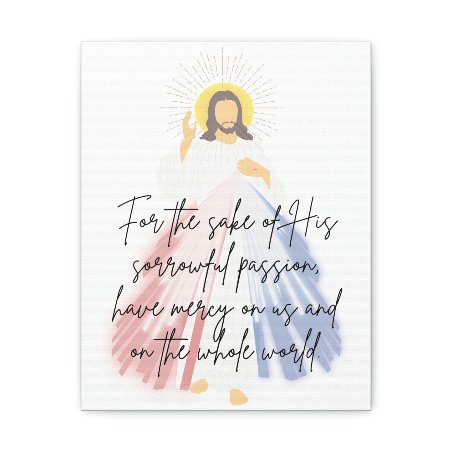 Divine Mercy prayer wall art